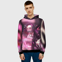 Толстовка-худи мужская NEZUKO, цвет: 3D-черный — фото 2