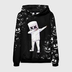 Толстовка-худи мужская Marshmello, цвет: 3D-черный