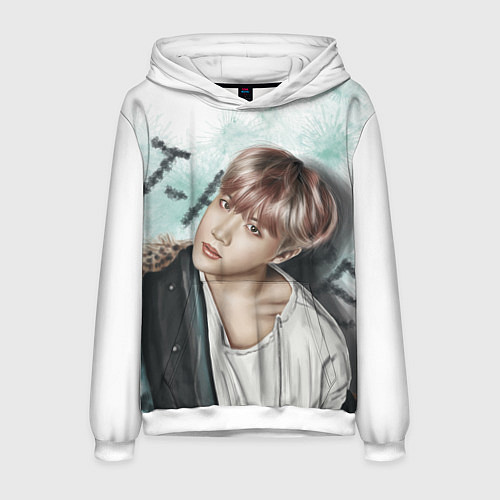Мужская толстовка BTS / 3D-Белый – фото 1