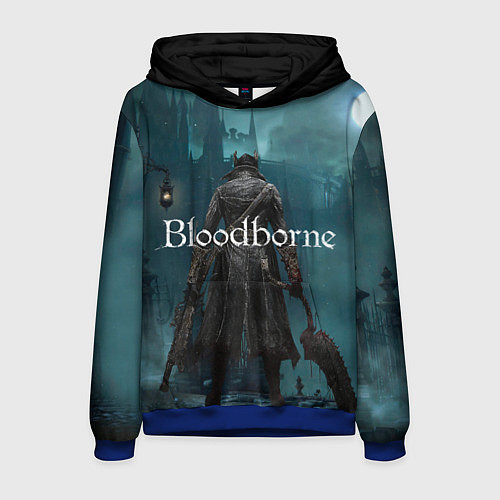 Мужская толстовка Bloodborne / 3D-Синий – фото 1