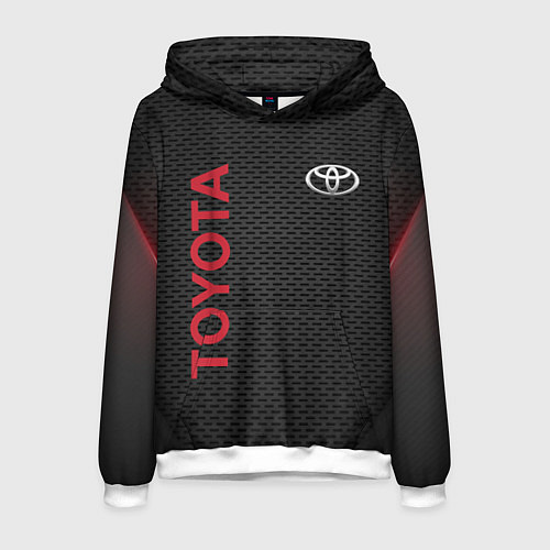 Мужская толстовка TOYOTA / 3D-Белый – фото 1