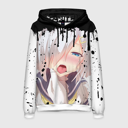 Мужская толстовка AHEGAO / 3D-Белый – фото 1