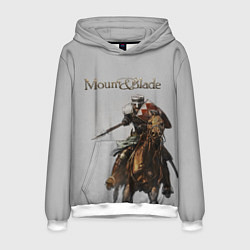 Толстовка-худи мужская Mount and Blade, цвет: 3D-белый