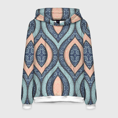 Мужская толстовка Восточный орнамент / 3D-Белый – фото 1