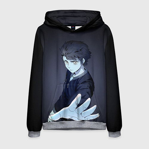 Мужская толстовка БАШНЯ БОГА / 3D-Меланж – фото 1