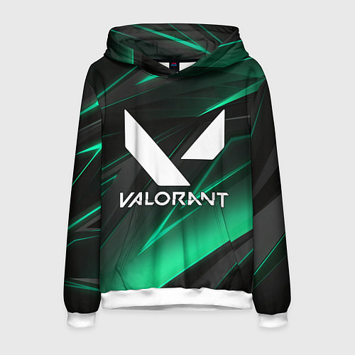Мужская толстовка VALORANT / 3D-Белый – фото 1