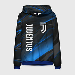 Толстовка-худи мужская JUVENTUS, цвет: 3D-синий