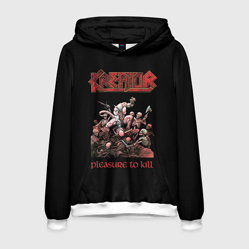 Мужская толстовка Kreator / 3D-Белый – фото 1