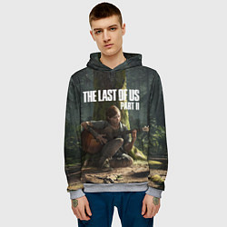 Толстовка-худи мужская The Last of Us part 2, цвет: 3D-меланж — фото 2