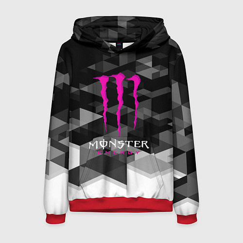 Мужская толстовка MONSTER ENERGY Z / 3D-Красный – фото 1