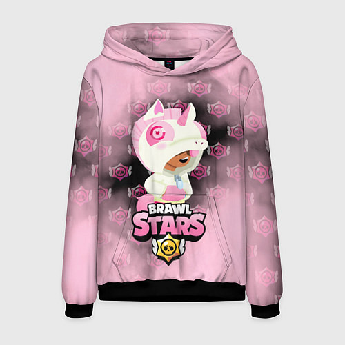 Мужская толстовка Brawl stars Unicorn / 3D-Черный – фото 1