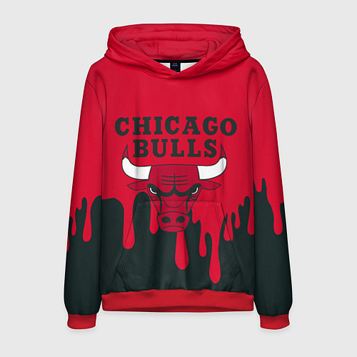 Мужская толстовка Chicago Bulls / 3D-Красный – фото 1