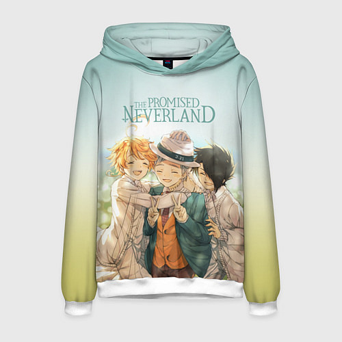 Мужская толстовка The Promised Neverland / 3D-Белый – фото 1