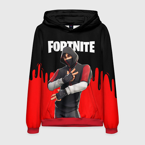 Мужская толстовка FORTNITE x IKONIK / 3D-Красный – фото 1