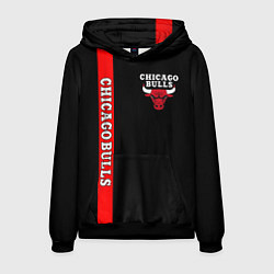Толстовка-худи мужская CHICAGO BULLS, цвет: 3D-черный