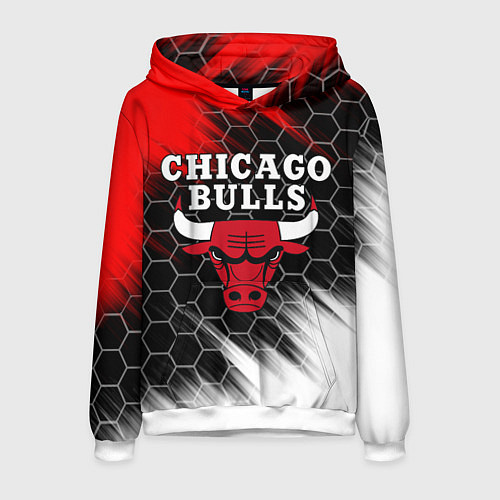 Мужская толстовка CHICAGO BULLS / 3D-Белый – фото 1