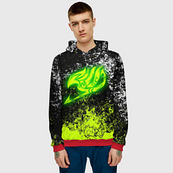 Толстовка-худи мужская FAIRY TAIL, цвет: 3D-красный — фото 2