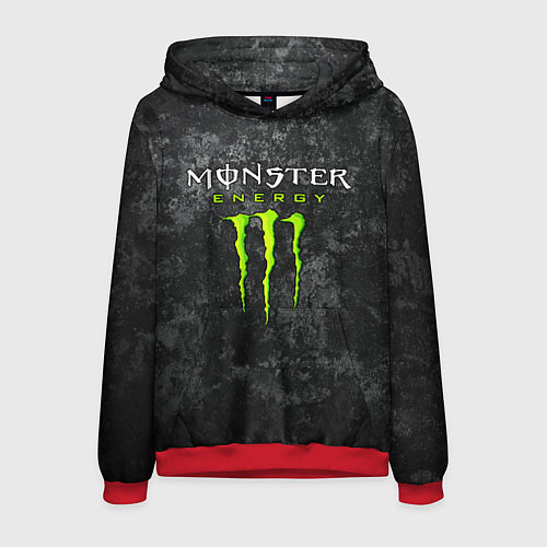 Мужская толстовка MONSTER ENERGY / 3D-Красный – фото 1