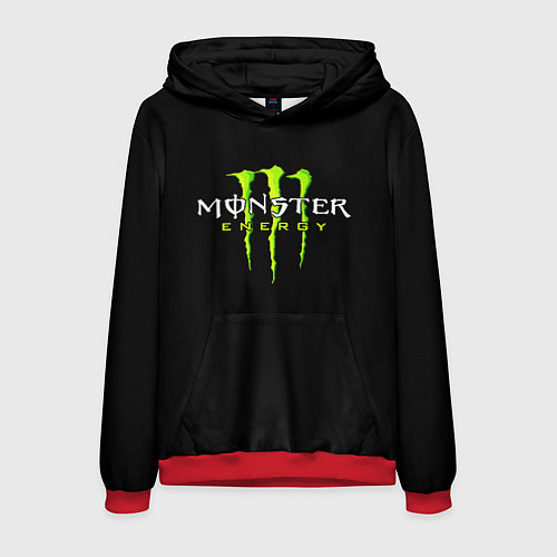 Мужская толстовка MONSTER ENERGY / 3D-Красный – фото 1