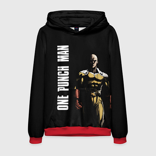 Мужская толстовка One Punch Man / 3D-Красный – фото 1