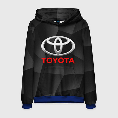 Мужская толстовка TOYOTA / 3D-Синий – фото 1