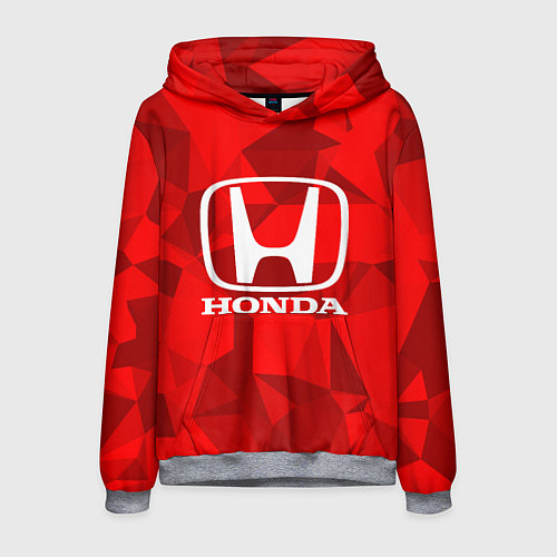 Мужская толстовка HONDA / 3D-Меланж – фото 1