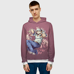 Толстовка-худи мужская JoJo, цвет: 3D-белый — фото 2