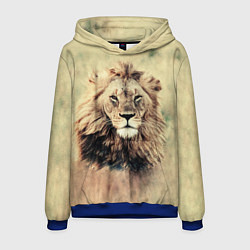 Толстовка-худи мужская Lion King, цвет: 3D-синий