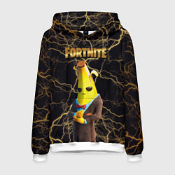 Толстовка-худи мужская Peely Fortnite, цвет: 3D-белый