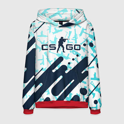 Мужская толстовка CS GO КС ГО / 3D-Красный – фото 1