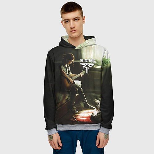 Мужская толстовка The last of us part 2 tlou2 / 3D-Меланж – фото 3