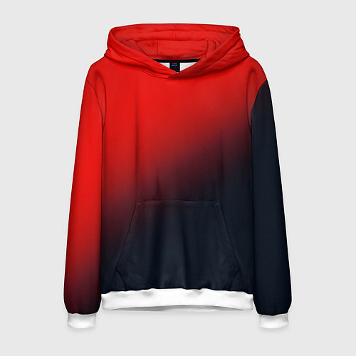 Мужская толстовка RED / 3D-Белый – фото 1
