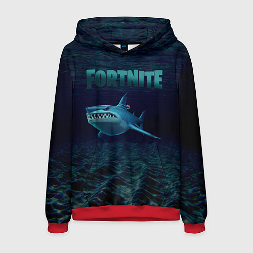 Мужская толстовка Loot Shark Fortnite / 3D-Красный – фото 1