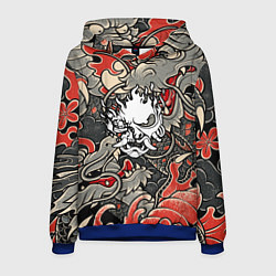 Толстовка-худи мужская CYBERPUNK2077 SAMURAI, цвет: 3D-синий