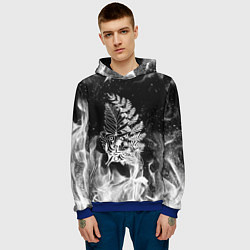 Толстовка-худи мужская THE LAST OF US 2 ТАТУ ЭЛЛИ, цвет: 3D-синий — фото 2