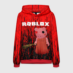 Толстовка-худи мужская Roblox Piggy, цвет: 3D-красный
