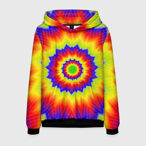 Мужская толстовка Tie-Dye / 3D-Черный – фото 1