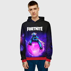 Толстовка-худи мужская FORTNITE ASTROJACK, цвет: 3D-красный — фото 2