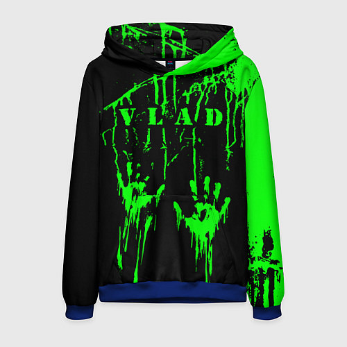 Мужская толстовка Влад / 3D-Синий – фото 1