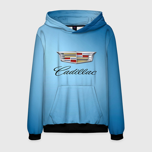 Мужская толстовка Cadillac / 3D-Черный – фото 1