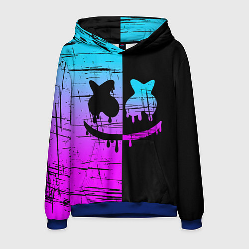 Мужская толстовка FORTNITE MARSHMELLO / 3D-Синий – фото 1