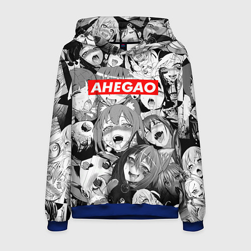 Мужская толстовка AHEGAO АХЕГАО / 3D-Синий – фото 1