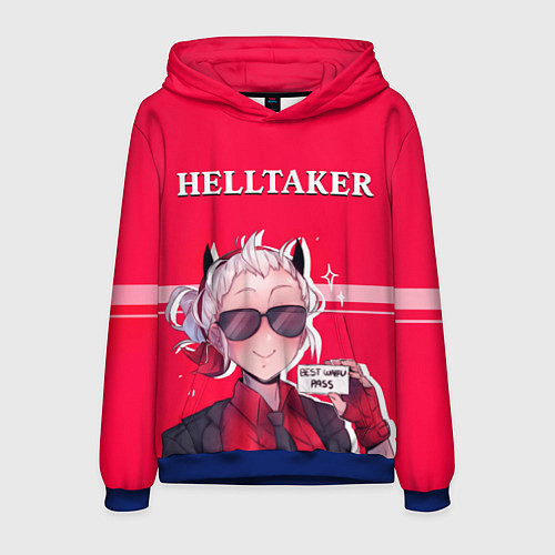 Мужская толстовка HELLTAKER / 3D-Синий – фото 1