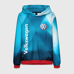Толстовка-худи мужская VOLKSWAGEN, цвет: 3D-красный