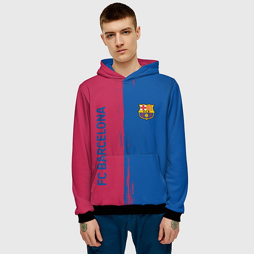 Мужская толстовка BARSELONA / 3D-Черный – фото 3