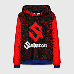 Толстовка-худи мужская Sabaton, цвет: 3D-синий