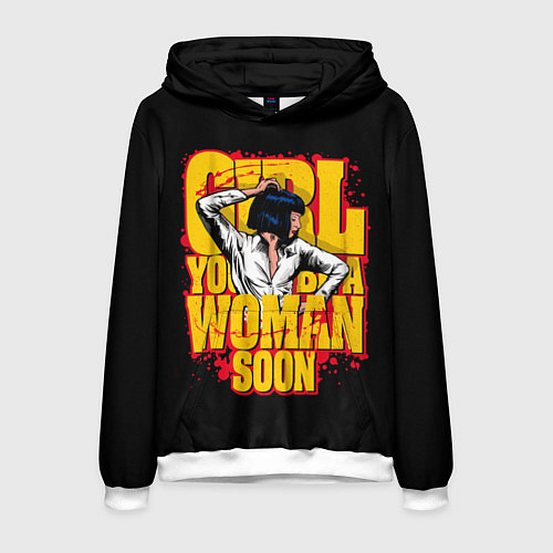 Мужская толстовка Криминальное чтиво / 3D-Белый – фото 1