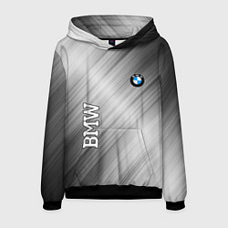 Толстовка-худи мужская BMW, цвет: 3D-черный