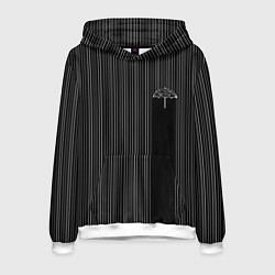 Толстовка-худи мужская The umbrella academy Z, цвет: 3D-белый