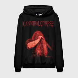 Толстовка-худи мужская Cannibal Corpse 6, цвет: 3D-черный